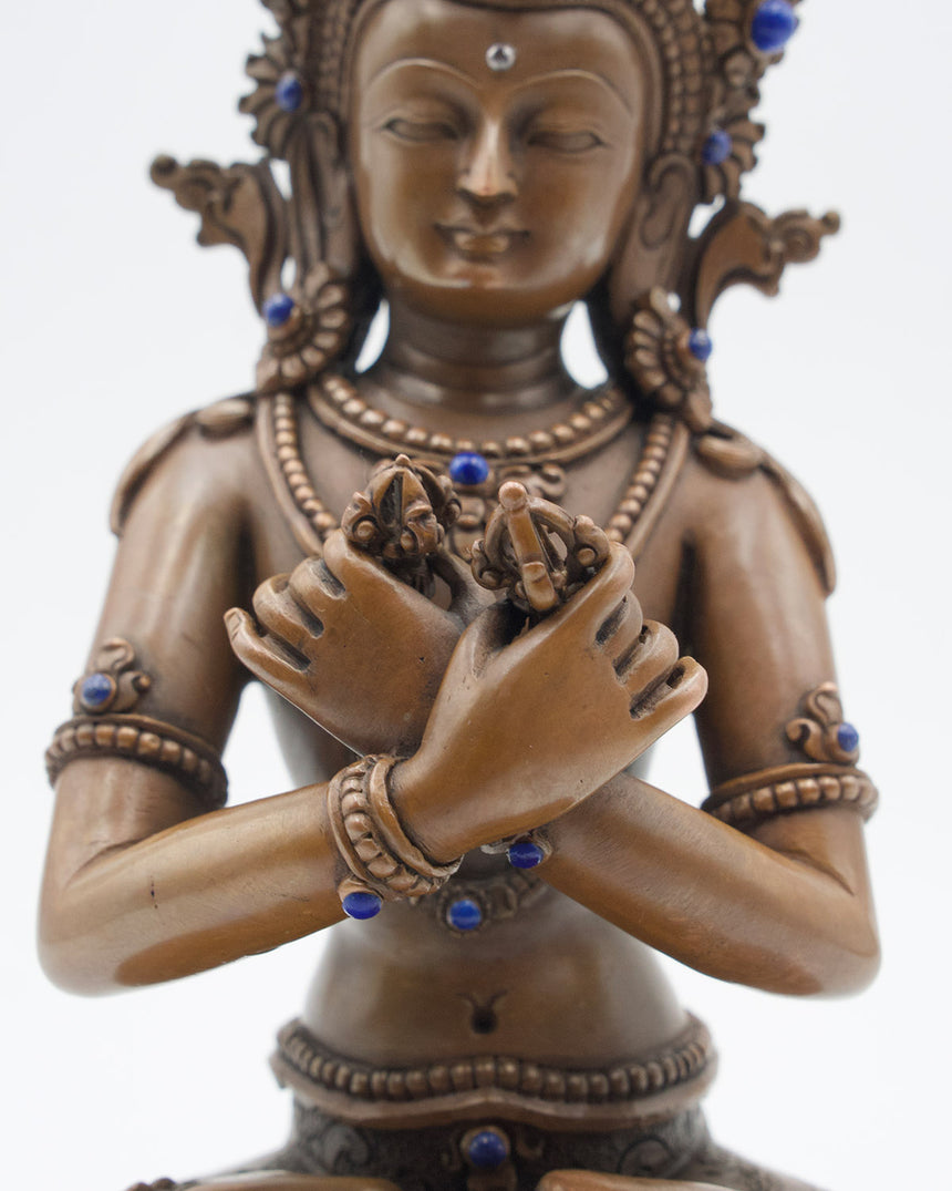 Vajradhara Copper Statue | Buddha's Realization of Enlightenment