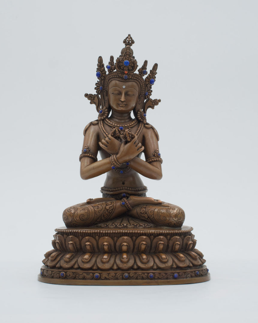 Vajradhara Copper Statue | Buddha's Realization of Enlightenment