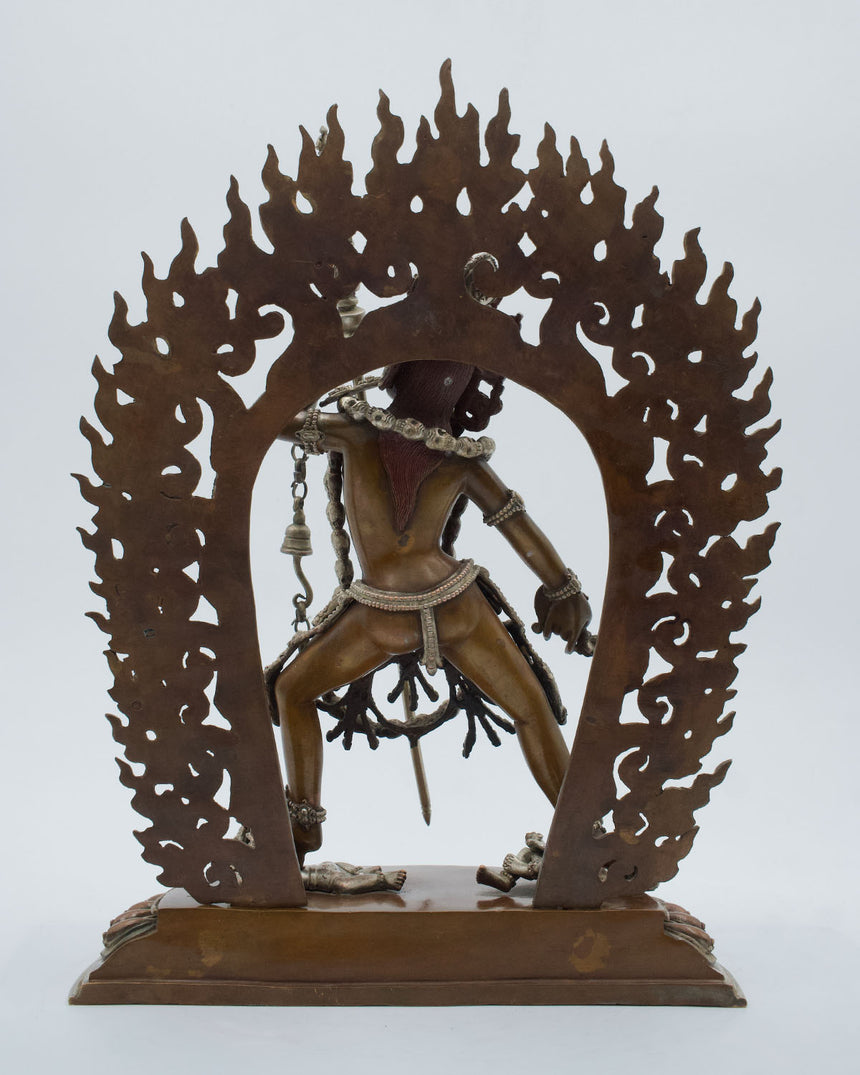 Vajrayogini Oxidized Copper Statue | Female Deity of Enlightenment